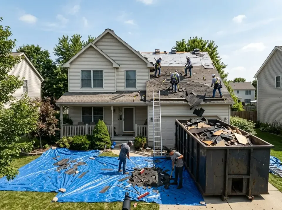 roof-replacement-debris-remova-004 — frequently asked questions, Cheapest Dumpster Rentals in Morrisville, VT